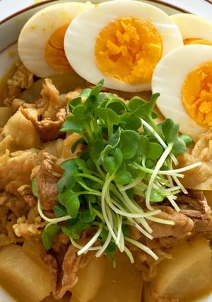 ＊節約＊レンジで＊豚こまと大根のカレー煮-レシピのメイン写真