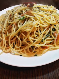 簡単☆しその実のペペロンチーノ-レシピのメイン写真