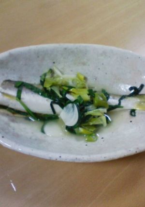 魚の塩（マース）煮　にんにく風味-レシピのメイン写真