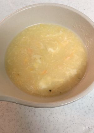 スイートコーンの卵中華風スープ-レシピのメイン写真