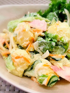 シャキシャキポテトサラダレモンマヨソース-レシピのメイン写真