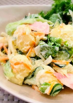 シャキシャキポテトサラダレモンマヨソース-レシピのメイン写真