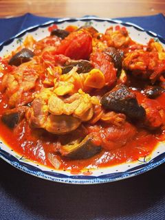 鶏肉とナスのトマト煮-レシピのメイン写真