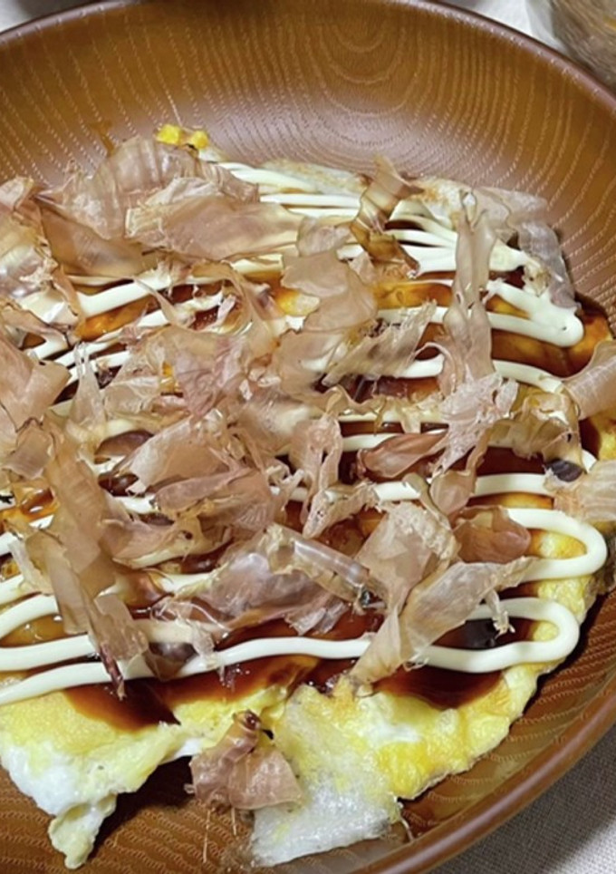おもち焼き　（お好み焼き風）-レシピのメイン写真