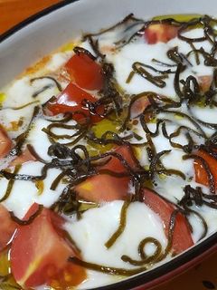 塩昆布deほっとカプレーゼ-レシピのメイン写真