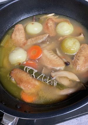 鶏手羽のブイヨンがいらないホワイトスープ-レシピのメイン写真