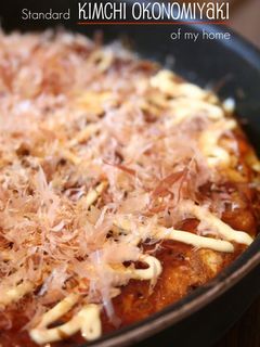 我が家の定番*キムチのお好み焼き-レシピのメイン写真