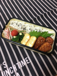 高校生弁当2/16チキンマヨカツ弁当-レシピのメイン写真