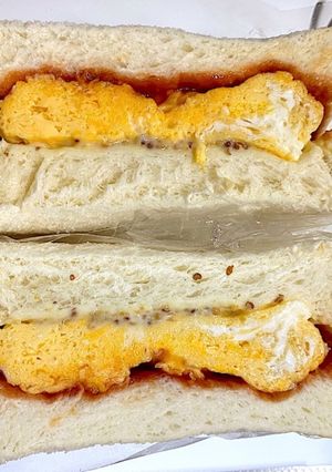 レンジで簡単厚焼き卵サンド-レシピのメイン写真