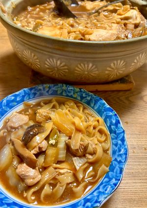 愛知の親子三代続く 【味噌煮込みうどん】-レシピのメイン写真
