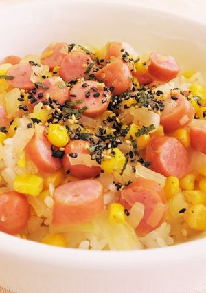 がっつり食べる！ウィンナー丼-レシピのメイン写真