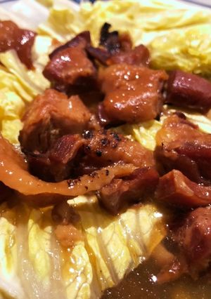 材料2つ　無限に食べたい焼鳥白菜-レシピのメイン写真