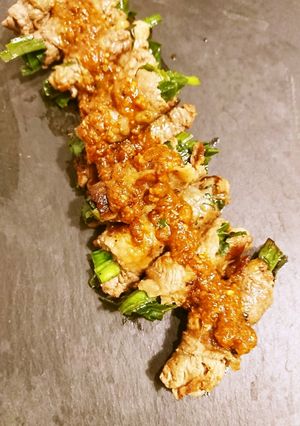 ニラ肉巻き-レシピのメイン写真
