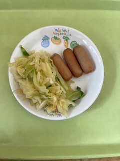 【保育園給食】ウインナーとザワークラウト-レシピのメイン写真