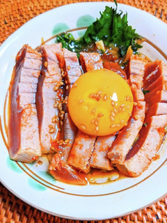 湯引きまぐろユッケ-レシピのメイン写真