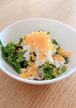 菜の花の春サラダ-レシピのメイン写真