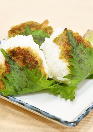 ふき味噌の焼きおにぎり-レシピのメイン写真