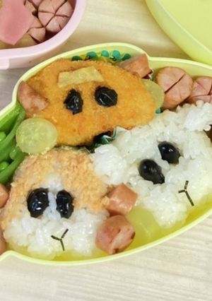 モルカーキャラ弁-レシピのメイン写真