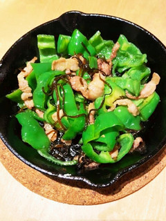塩昆布とピーマンの豚バラ炒め-レシピのメイン写真