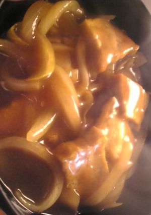厚揚げと玉葱のカレーうどん-レシピのメイン写真