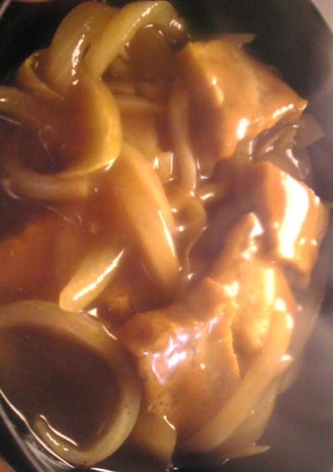 厚揚げと玉葱のカレーうどん-レシピのメイン写真