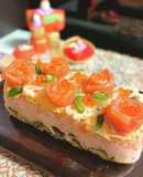 【ポリ袋で簡単】ちらし寿司ケーキ