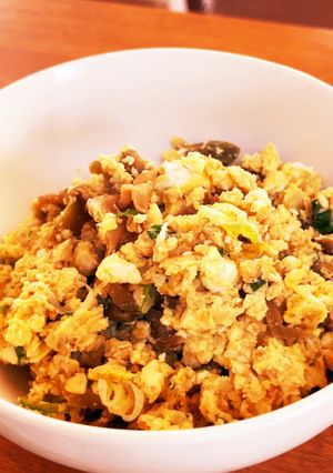 糖質オフ！オートミール搾菜炒飯-レシピのメイン写真