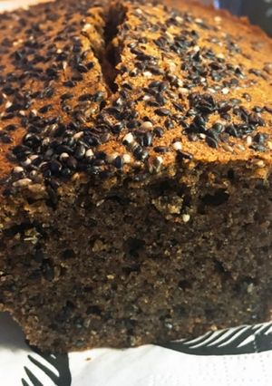 黒ごまきなこアーモンドのパウンドケーキ-レシピのメイン写真