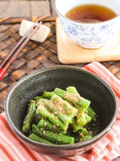 レンジで簡単!いんげんのごま和え-レシピのメイン写真