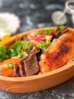 令和四年 如月16 サーモンカツ弁当-レシピのメイン写真