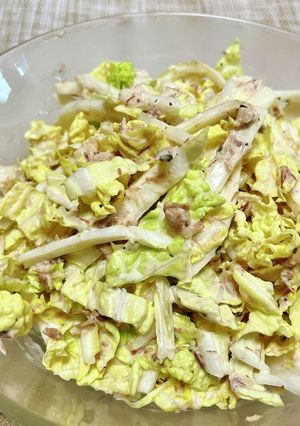 生白菜のサバ缶サラダ-レシピのメイン写真