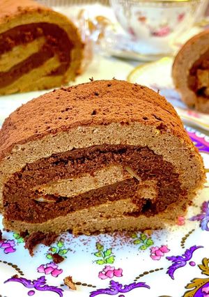 濃厚過ぎる♡ほぼ生チョコロールケーキ-レシピのメイン写真