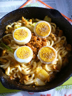 お手軽ボンゴレ・ビアンコの焼きうどんV6-レシピのメイン写真