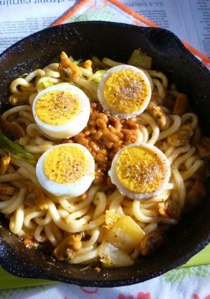 お手軽ボンゴレ･ビアンコの焼きうどんV6-レシピのメイン写真