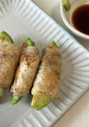 アボカドの海苔肉巻き〜わさび醤油〜-レシピのメイン写真