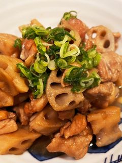 蓮根と鶏肉の照り煮-レシピのメイン写真