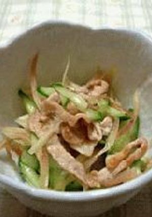 豚肉とみょうがのあえもの-レシピのメイン写真