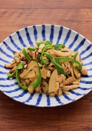 塩昆布で鶏肉チンジャオロース-レシピのメイン写真