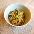 【朝食】もやしとほうれん草レンチンサラダ