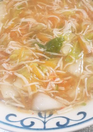 人参と白菜のカニかまあんかけ-レシピのメイン写真