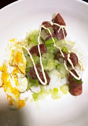 ネギソーセージ丼たまごプラス-レシピのメイン写真
