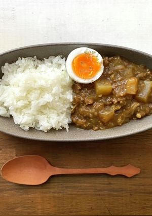 クエ出汁入り大根と挽肉のカレー-レシピのメイン写真