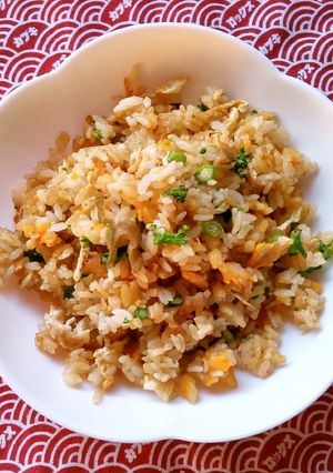 菜の花とザーサイのチャーハン♪-レシピのメイン写真