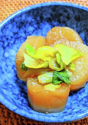 大根と白菜の麺つゆ煮-レシピのメイン写真