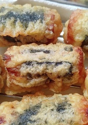 ちくわチーズ海苔天-レシピのメイン写真