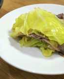 ほっとく料理♪キャベツと豚バラの重ね蒸し