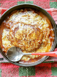 簡単、お手間なしのカレーハンバーグドリア-レシピのメイン写真