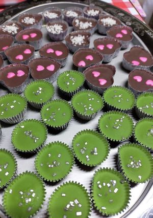 ホワイト板チョコで抹茶チョコレート!-レシピのメイン写真