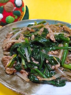 ほうれん草と挽肉のトロッと炒め煮-レシピのメイン写真