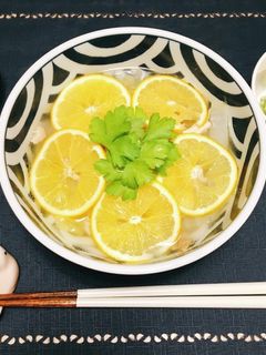 トロトロ白菜と鶏肉のレモンうどん-レシピのメイン写真